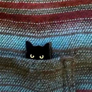 CAT Brooch POCKET PEEK A BOO BROOCH PIN